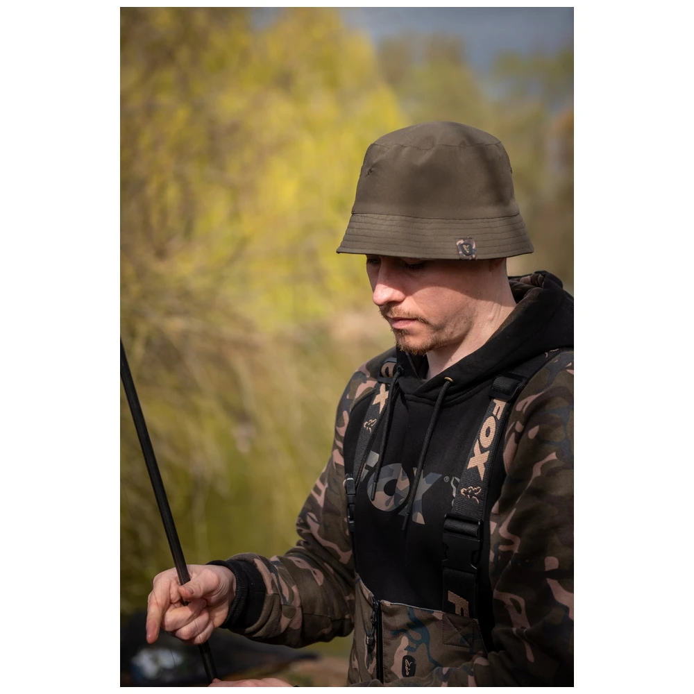Fox Reversible Bucket Hat Camo Khaki