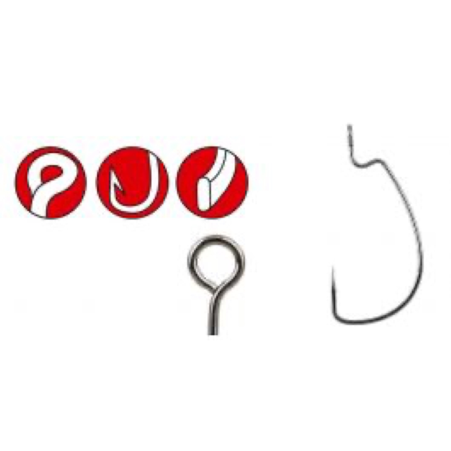 Gamakatsu Worm 330 Bottom Jigging Hooks