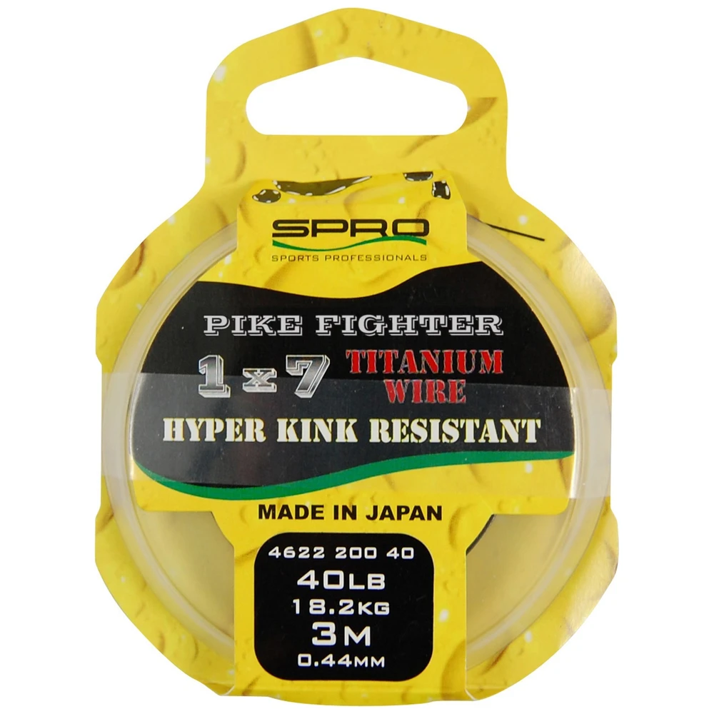 Spro Pikefighter 1X7 Titanium Wire 0.38MM 30Lb