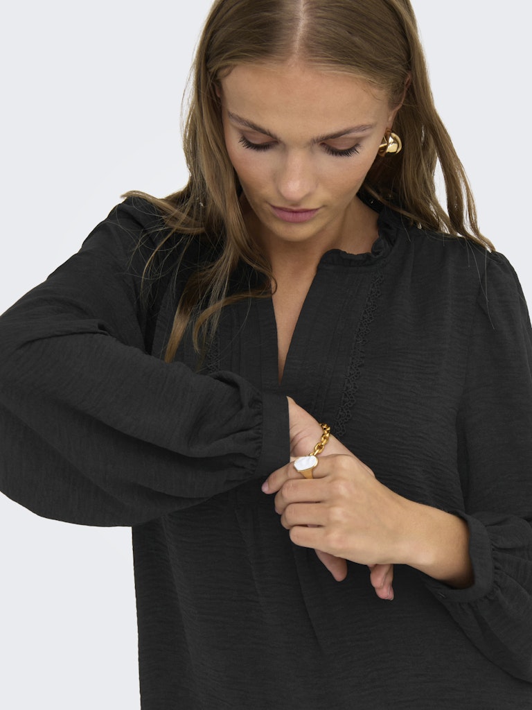JDY Rachel Life L/S Pintuck Top Wvn Dames