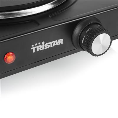 Tristar Kookplaat 1 Pits 1500W Zwart