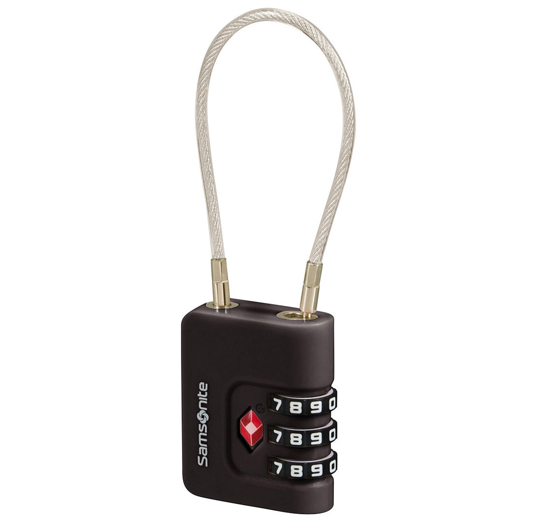 Samsonite Ta Revolution Cablelock 3 Dial Tsa - Black