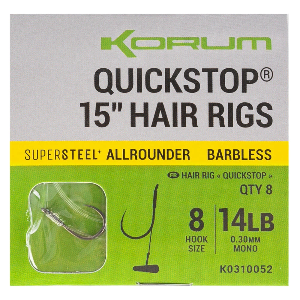 Korum Quickstop 15" Hair Rigs #12