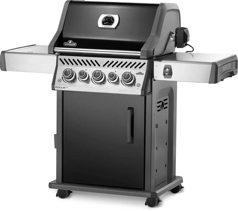 Napoleon Gasbarbecue Rogue 425 Met Gietijzeren Roosters - Zwart