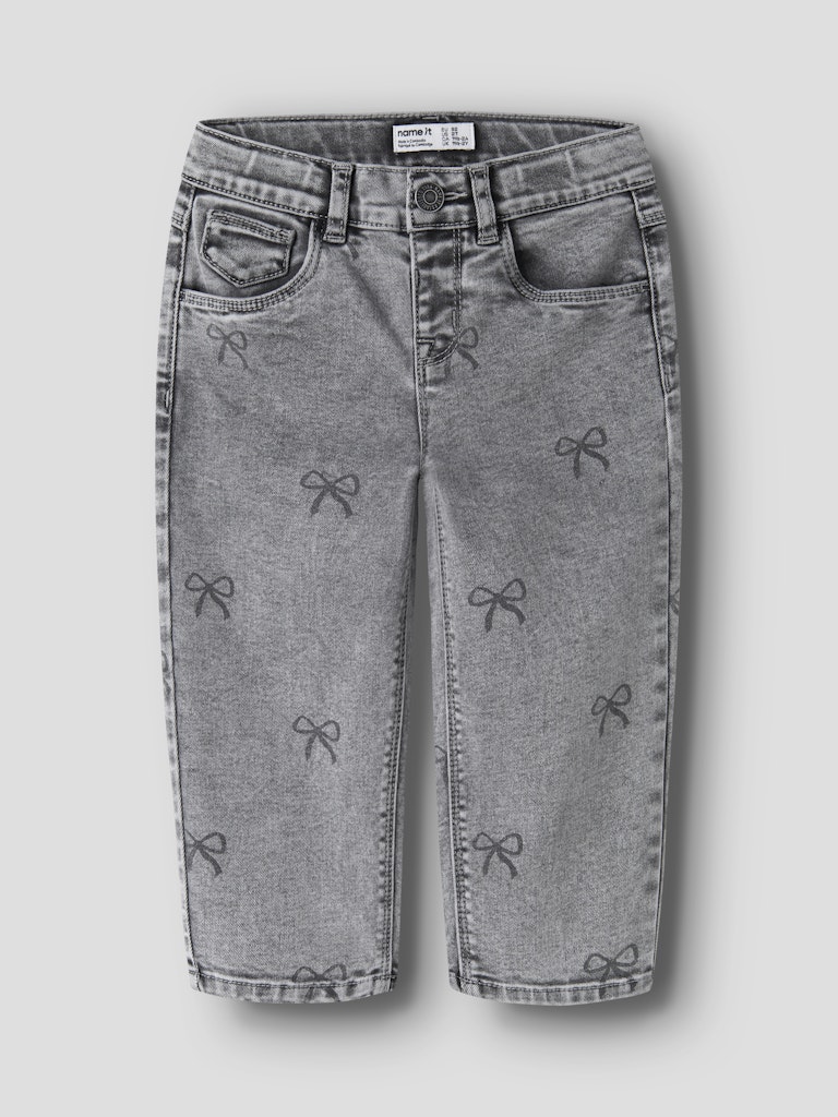 Name IT Mini Bella Mom Shaped Jeans 3555-ON Meisjes