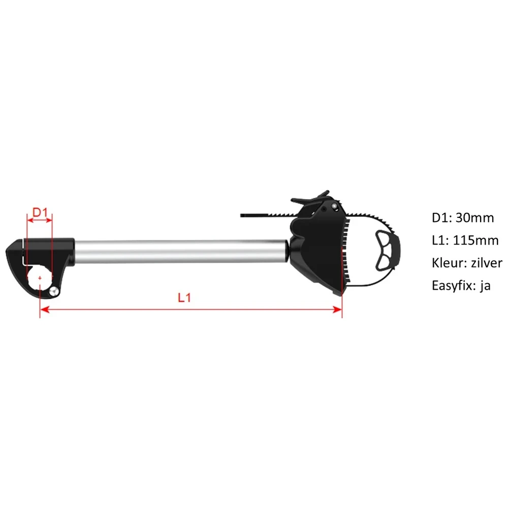 Pro-User Diamant Fg2 Framehouder Easyfix Kort Afsluitbaar Spanband 30Mm