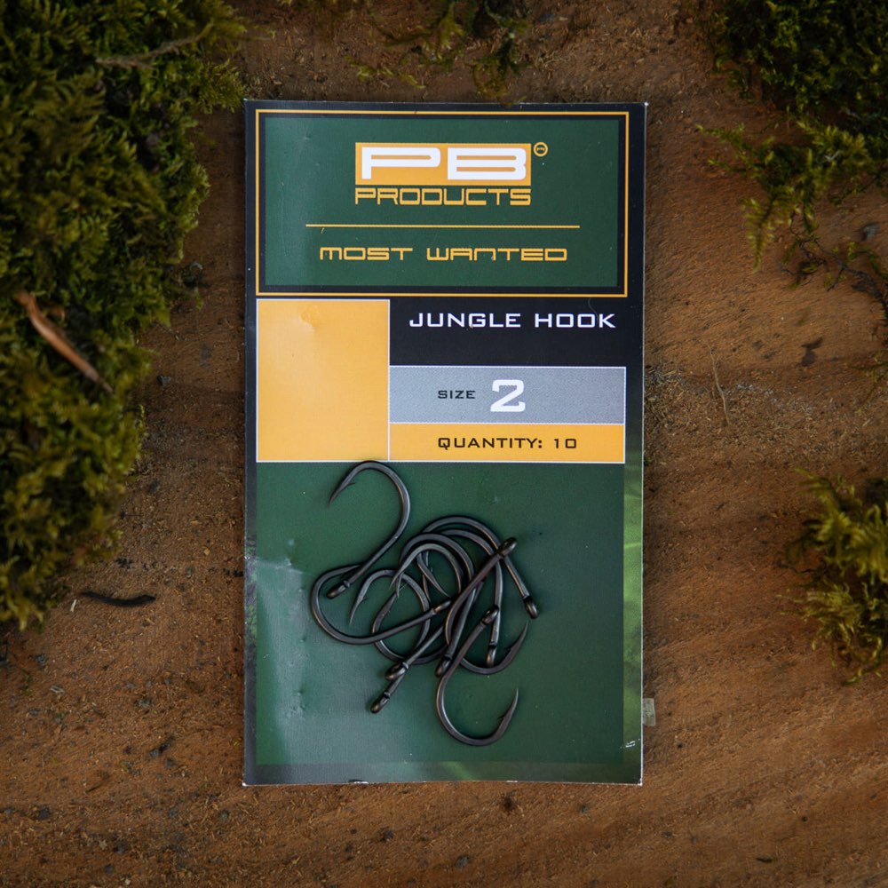 PB Products Jungle Hook Dbf Size 2 10Pcs