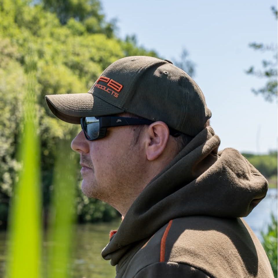 PB Products Baseball Cap Green-Orange Logo