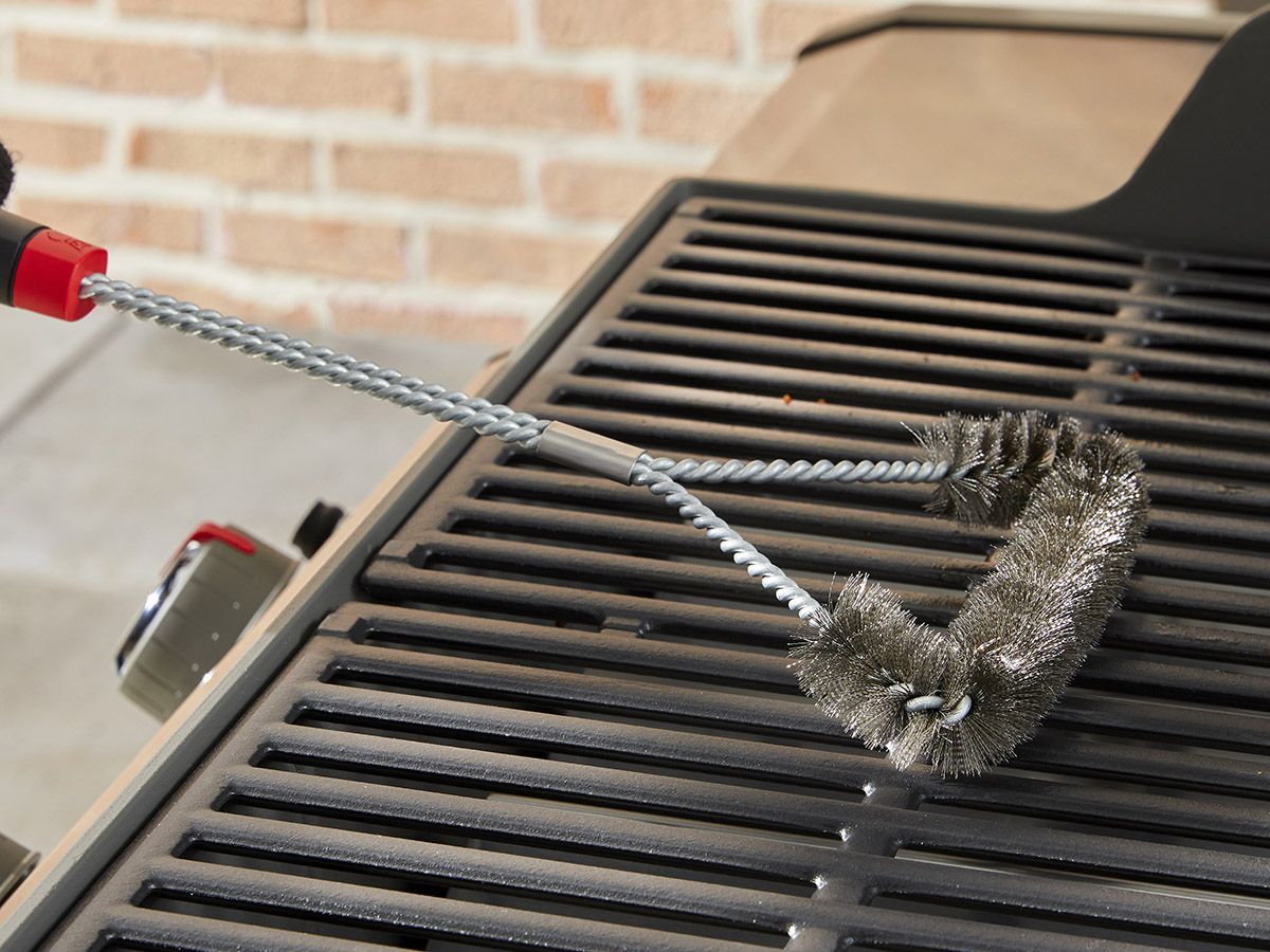 Weber Grillborstel, Driezijdig, 46 Cm