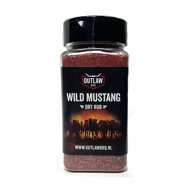 Outlaw Bbq Dry Rub Wild Mustang 200Gr