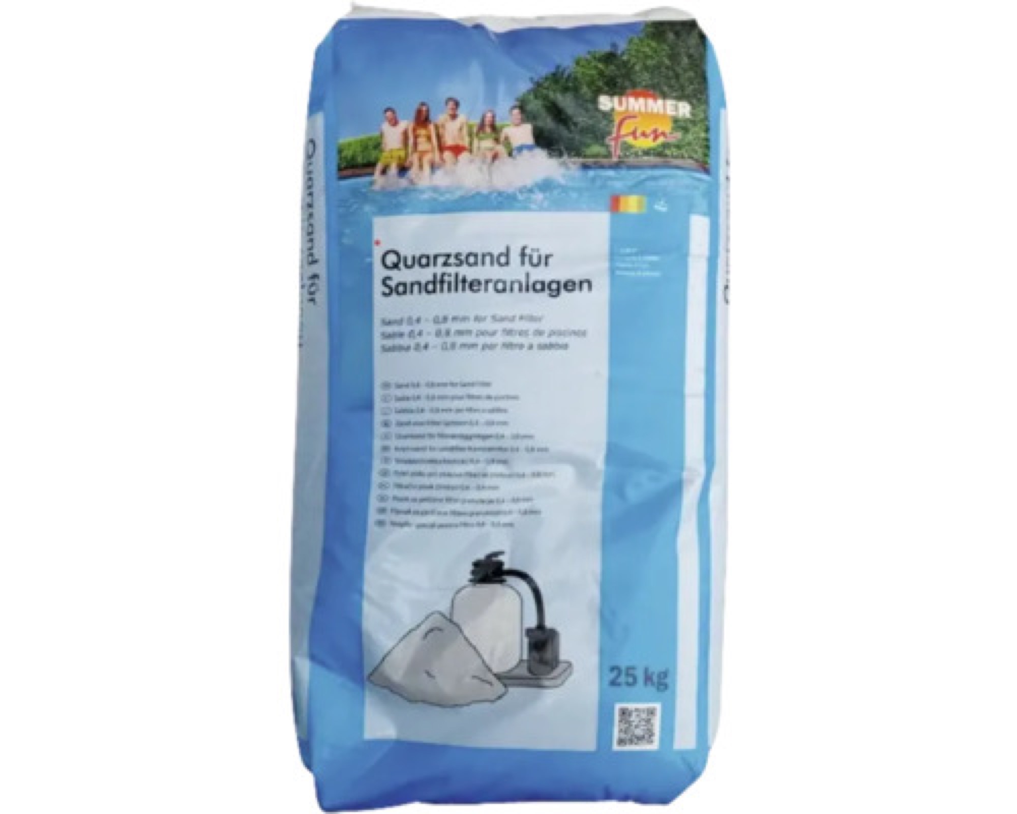 Pool Improve Filterzand 0,4 Tot 0,8 mm 25 kg