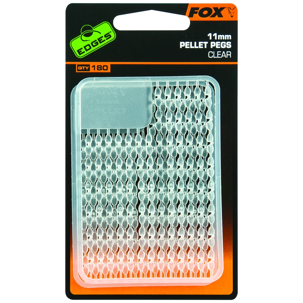 Fox Edges Pellet Pegs 11Mm X 2 Clear