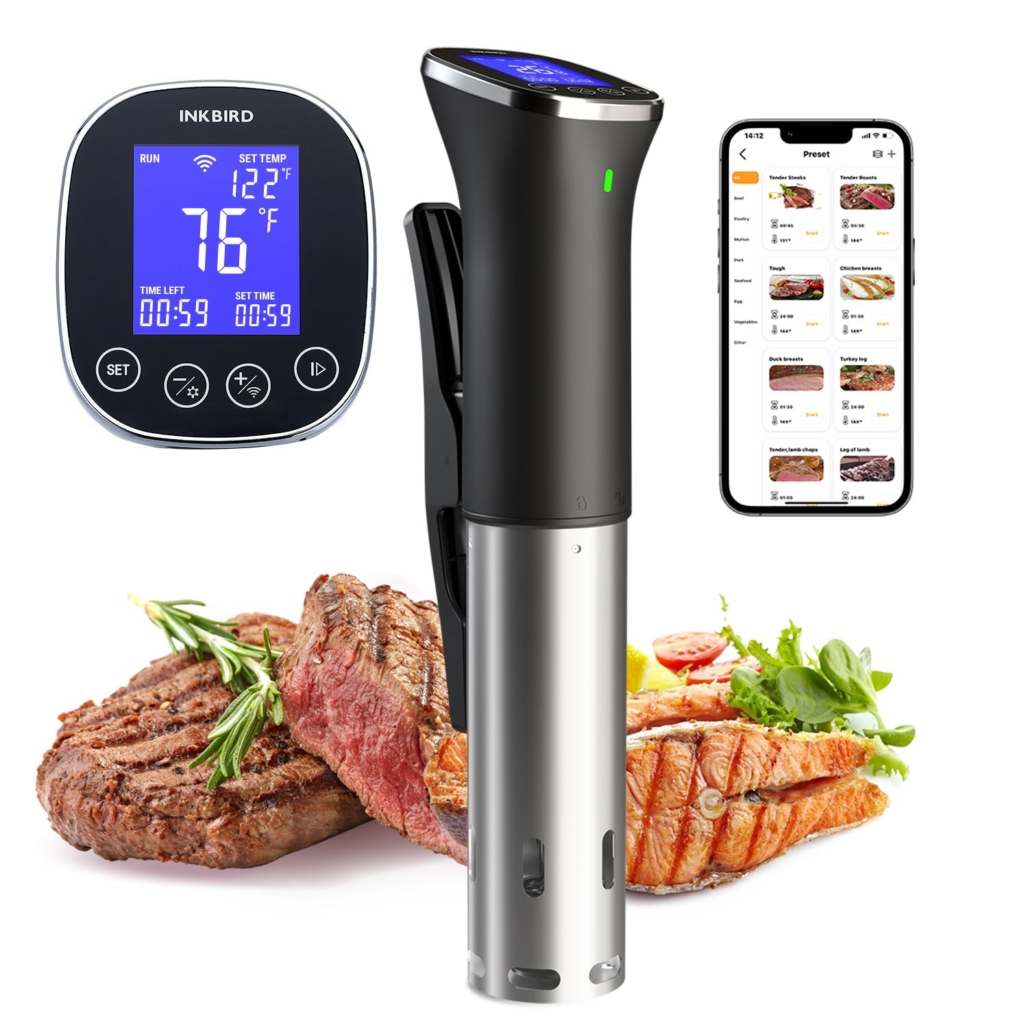 Inkbird Wi-Fi Sous Vide Cooker Isv-300W Eu Plug 220V
