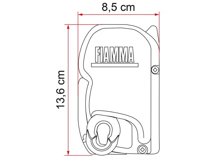 FiaMMa Luifel F45 S 260 Deep Black Box Royal Grey - Psa