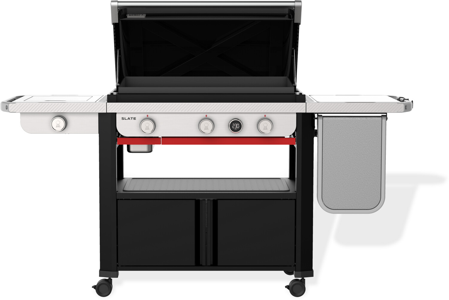 Weber Slate GPSB 76 Cm Premium Plancha Black