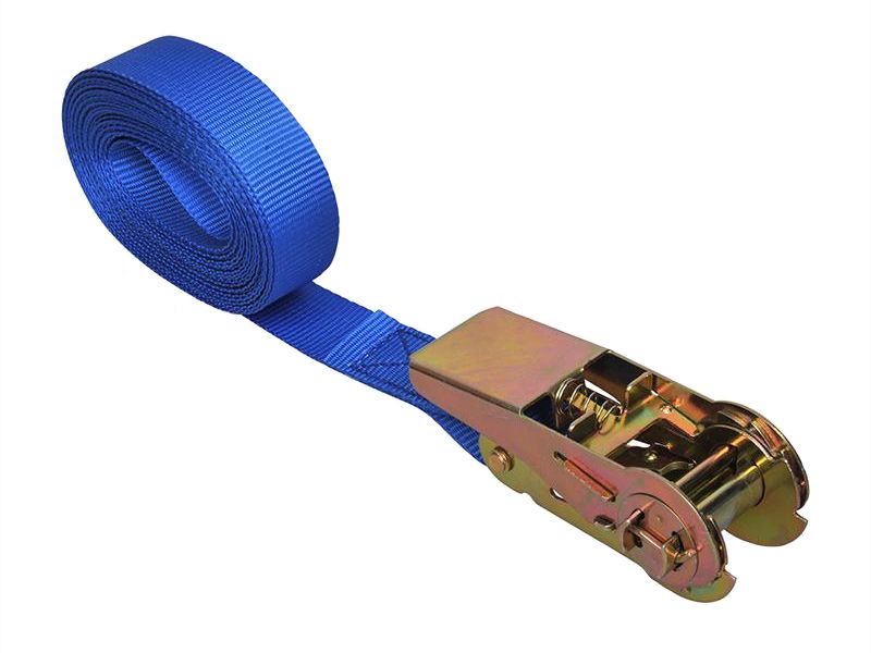 Proplus Spanband Blauw Met Ratel 5 Meter Proplus Spanband Blauw Met Ratel 5 Meter