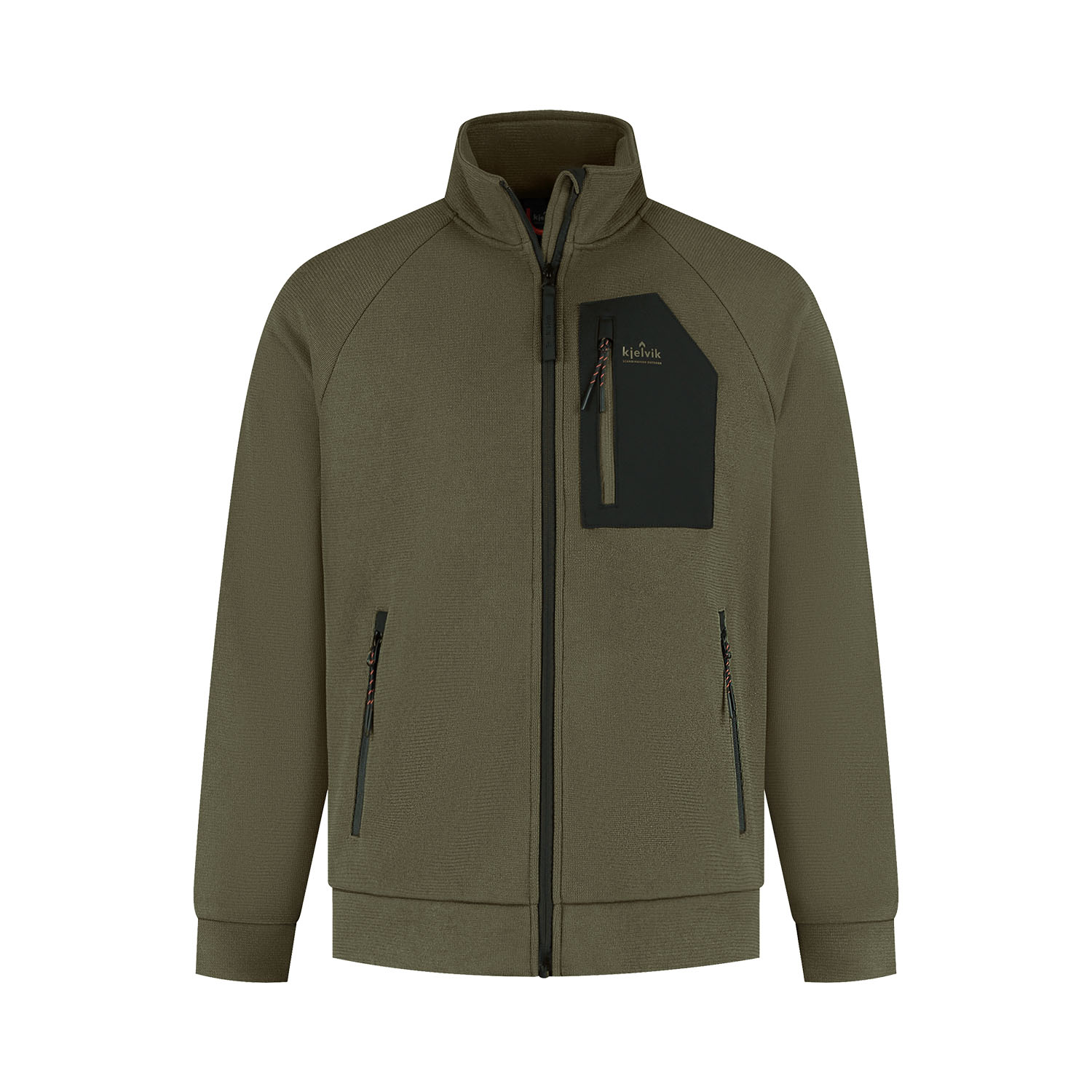 Kjelvik Pattern Fleece Vest Daley Heren