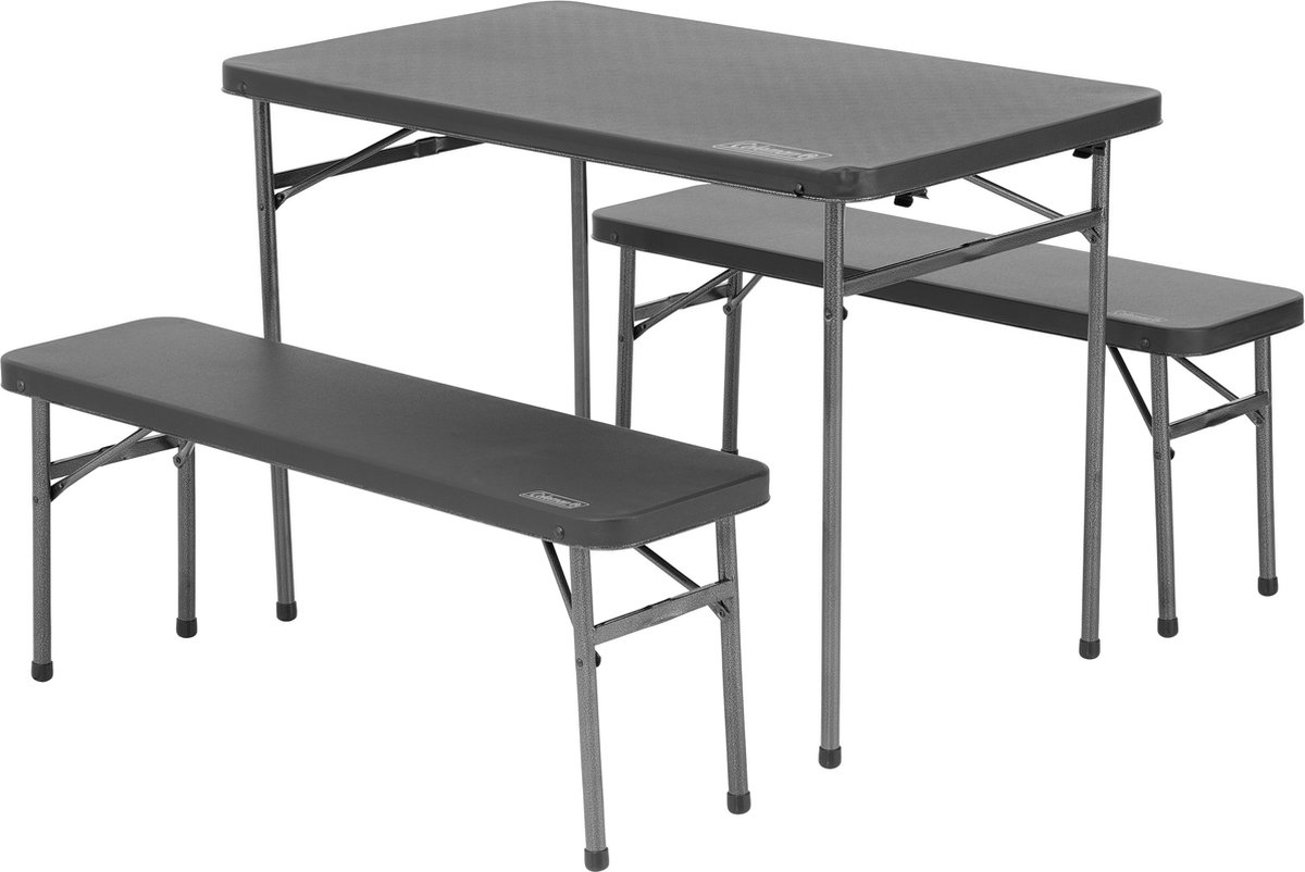Coleman Tafel met 2 bankjes