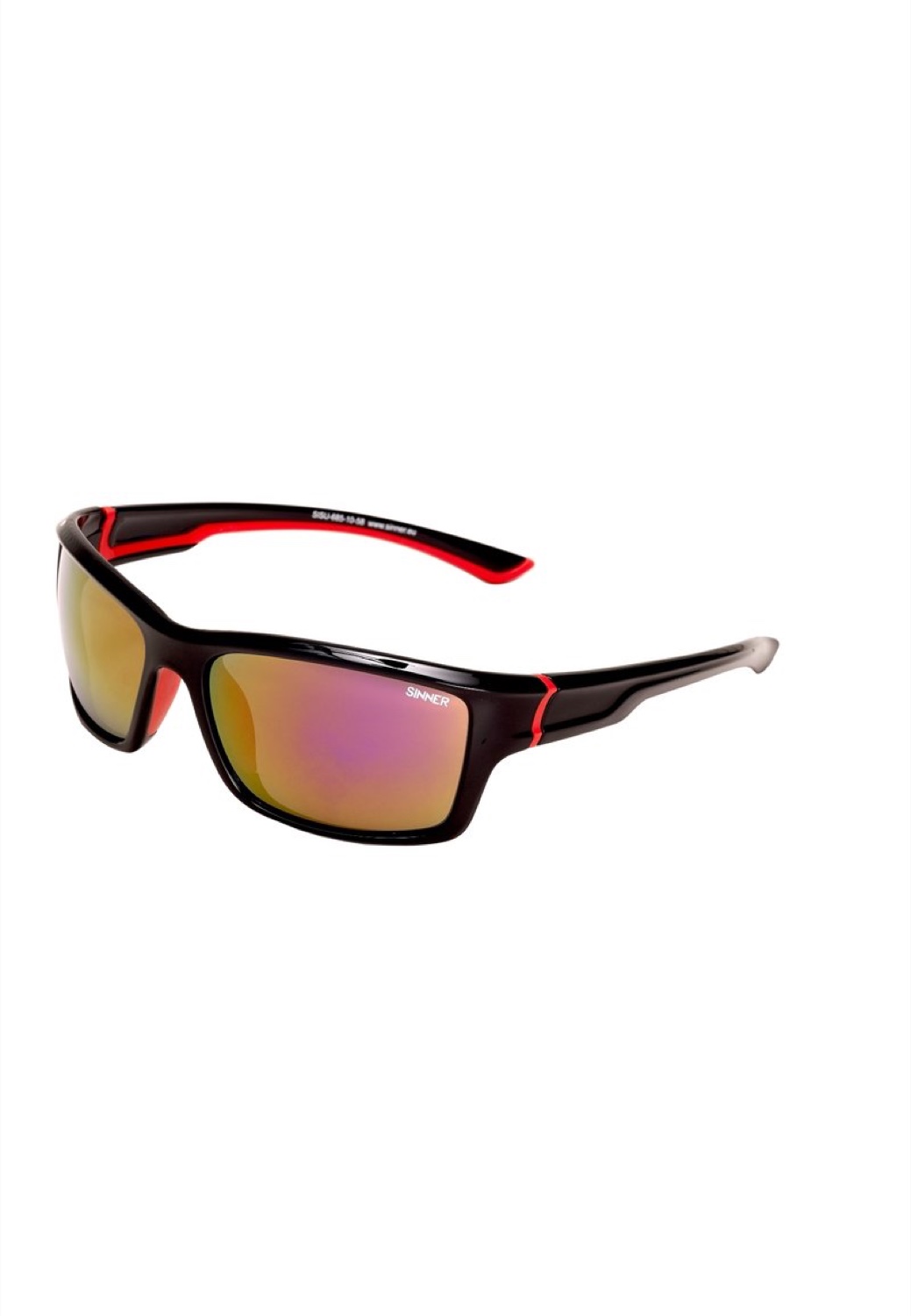 Sinner Cayo Black/Red Smoke Red Mirror