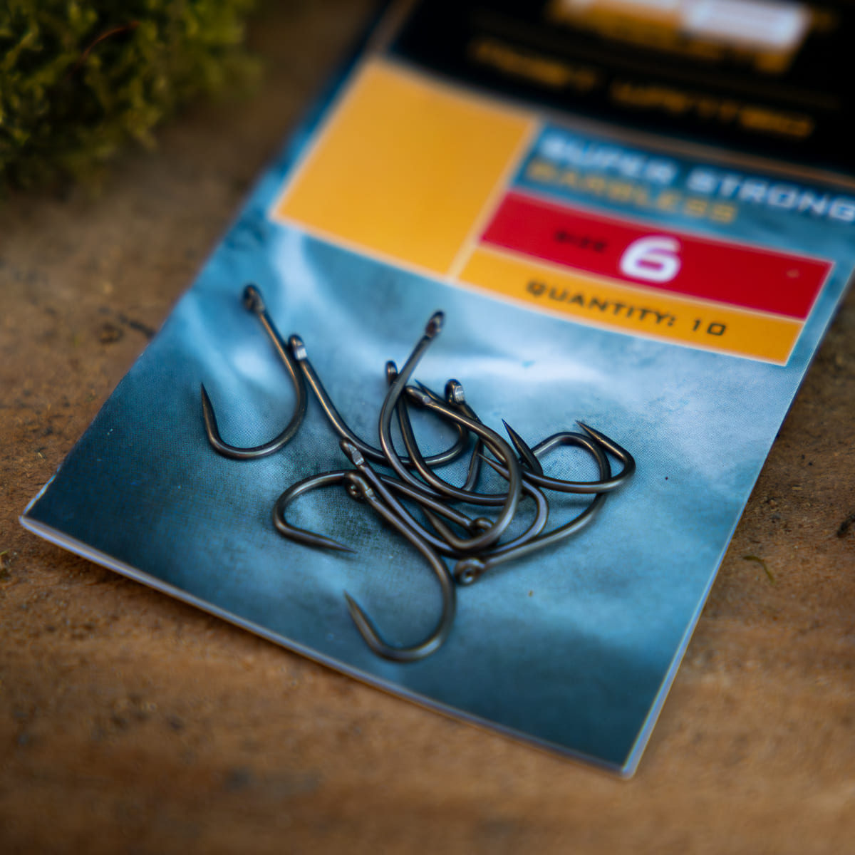 PB Products Super Strong Barbless Hook Dbf Size 6 10Pcs