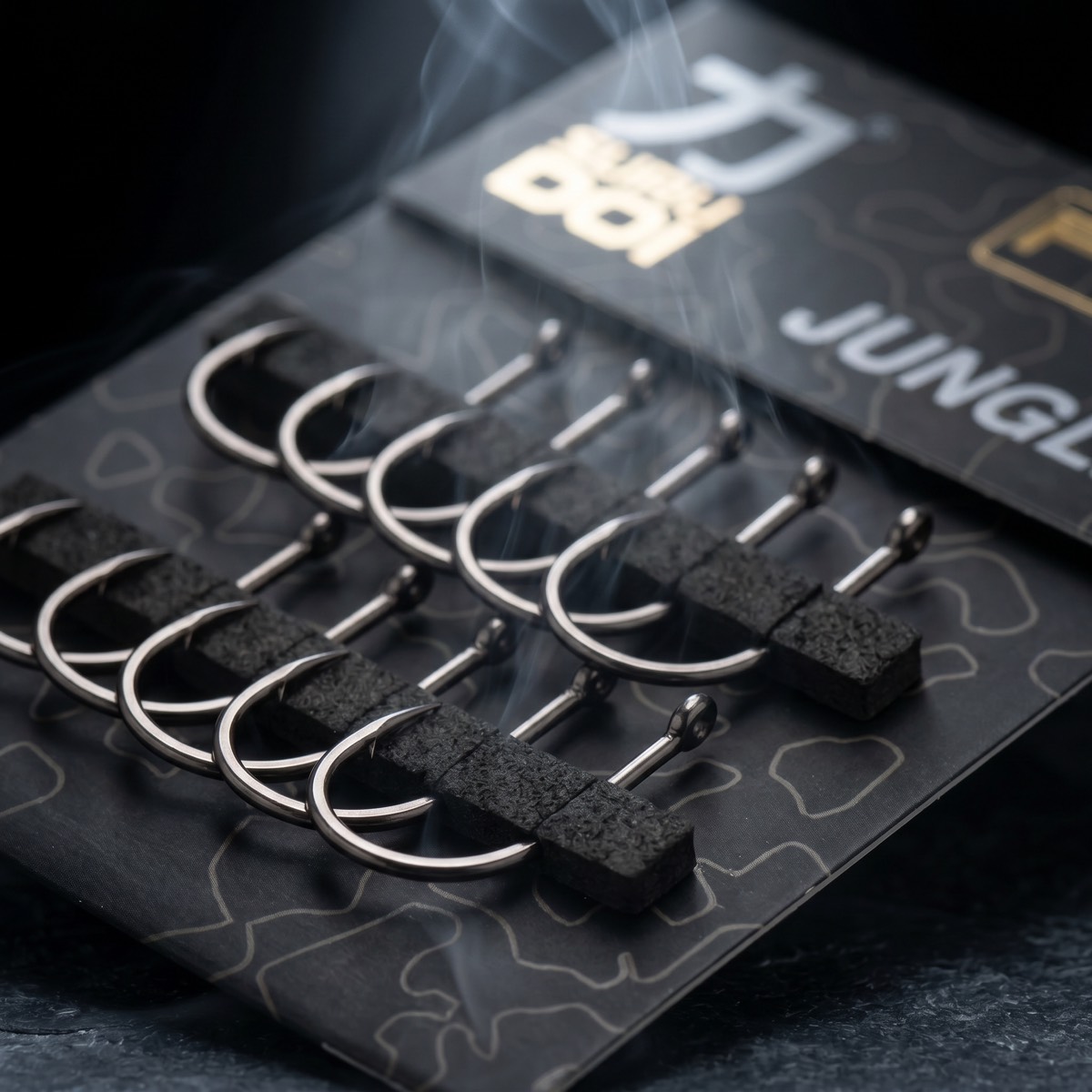 PB Products Surudoi Jungle Hook Ptfe 10Pcs Size 4