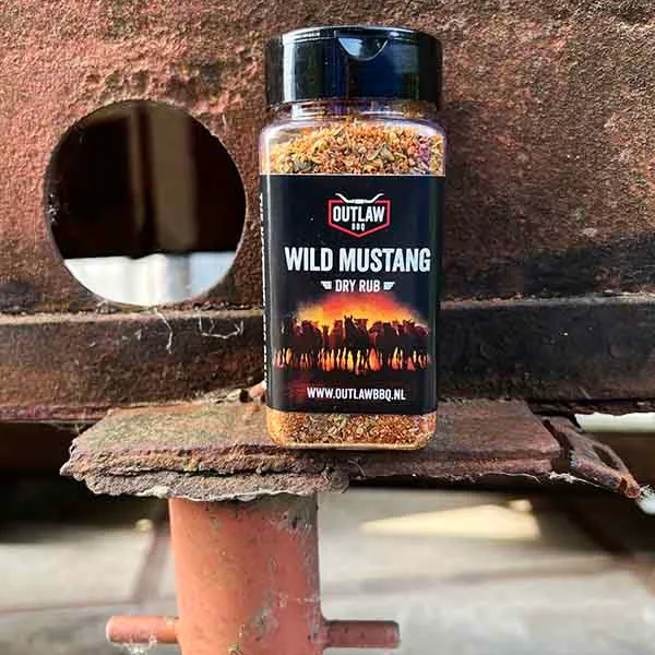 Outlaw Bbq Dry Rub Wild Mustang 200Gr