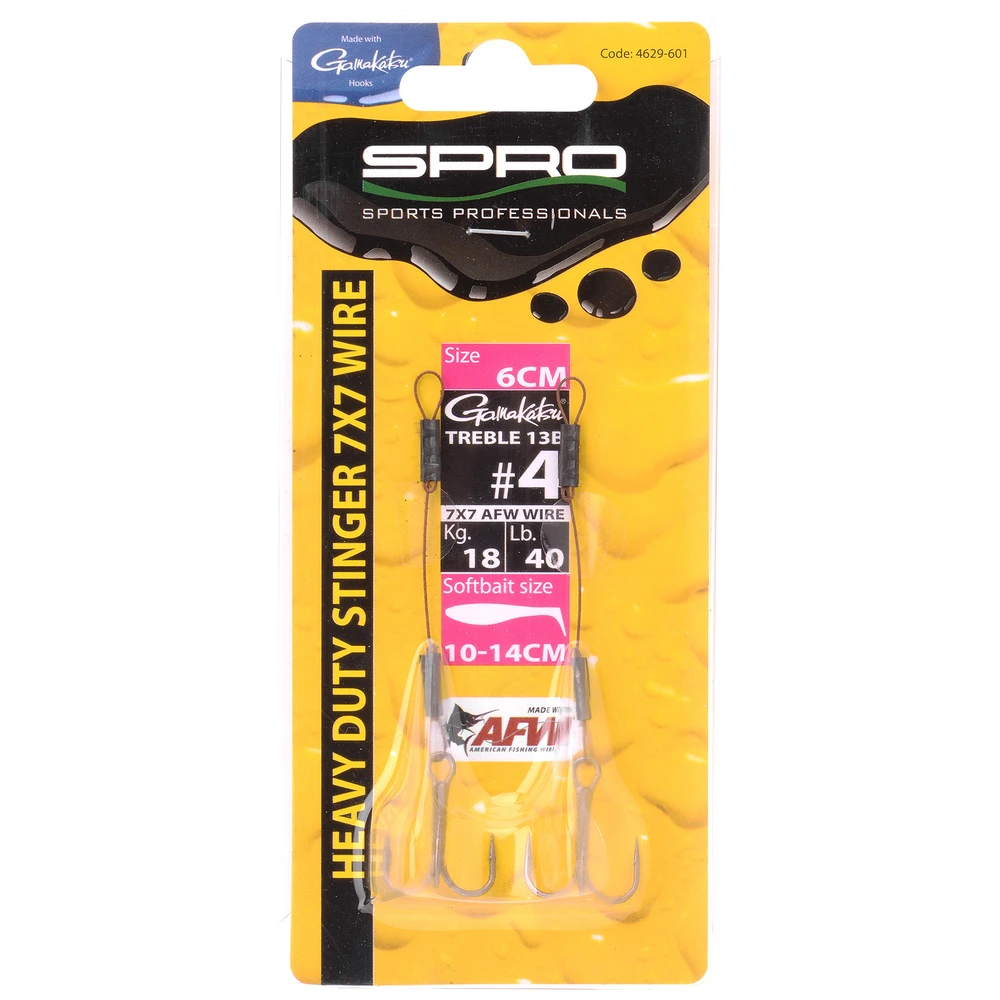 Spro Hd Stinger 7X7 40Lb 6Cm #4