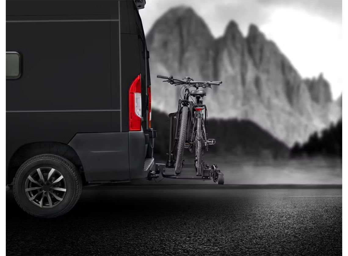 Enduro Fietsendrager Enduro Sd260 V.Buscamper Met Achterdeur Zwart