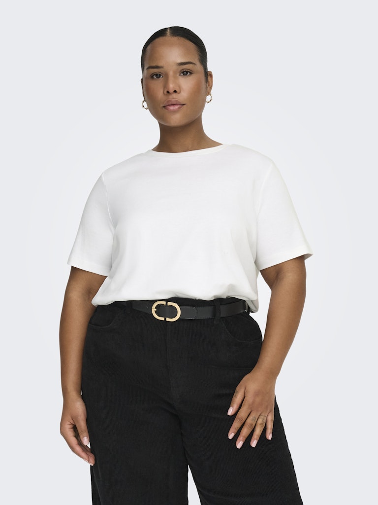 Only Carmakoma Jen Life SS Jeans Tee Dames