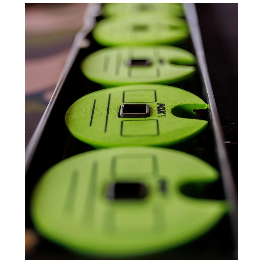 Fox Edges Large Rig And Disc Box Inc 50 Pins / 7 Discs