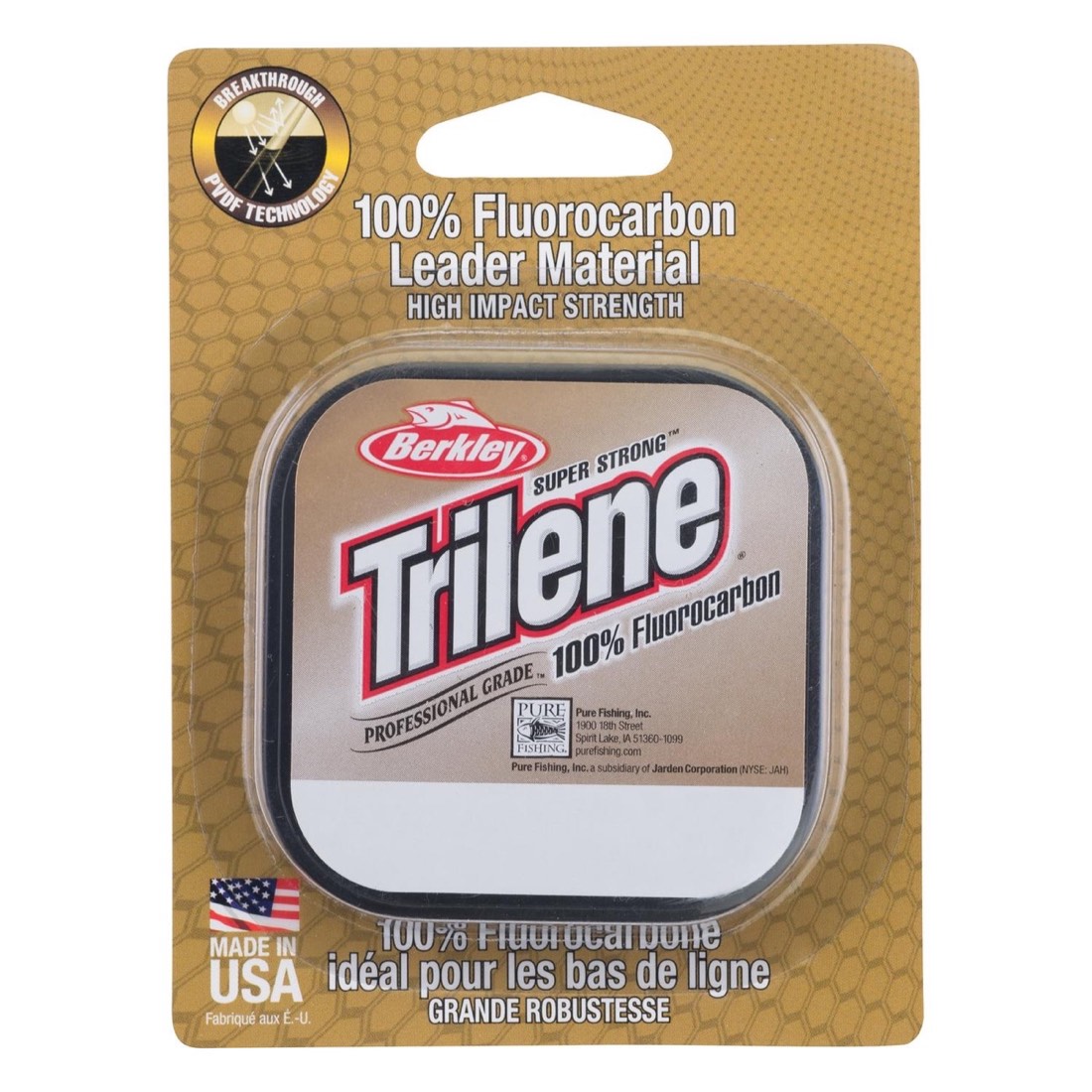 Berkley Trilene Fluorcarbon 0.45Mm 50M Clr