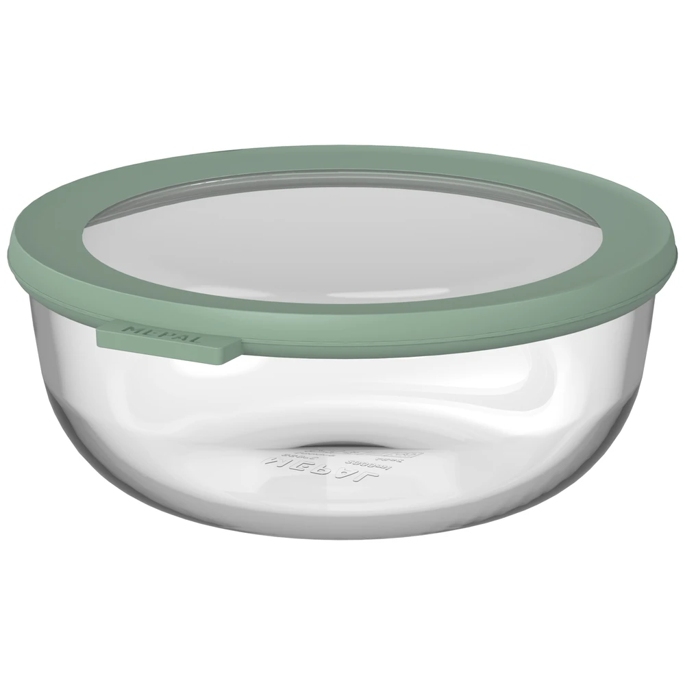 Mepal Glazen Multikom Cirqula Rond 1250 Ml - Nordic Sage