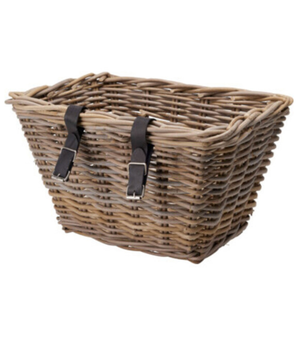 Fietsmand 39X30X24Cm Met Leren Riemen