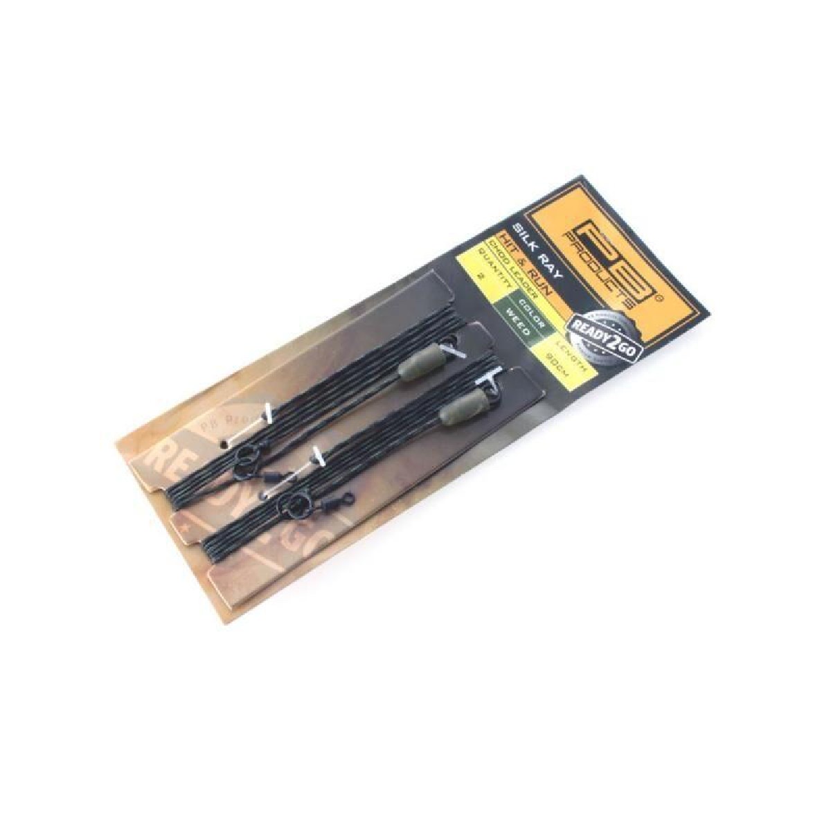 PB Products R2g Sr Hit & Run Chod Leader 90 Weed 2Pcs