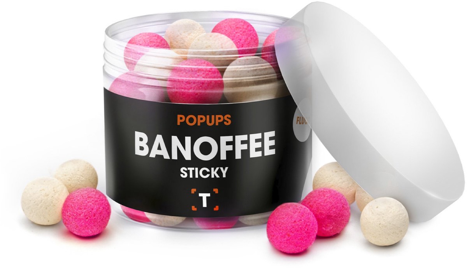 Tijgernotenkopen.nl Sticky Banoffee Pop-Ups Wit/Roze 15Mm