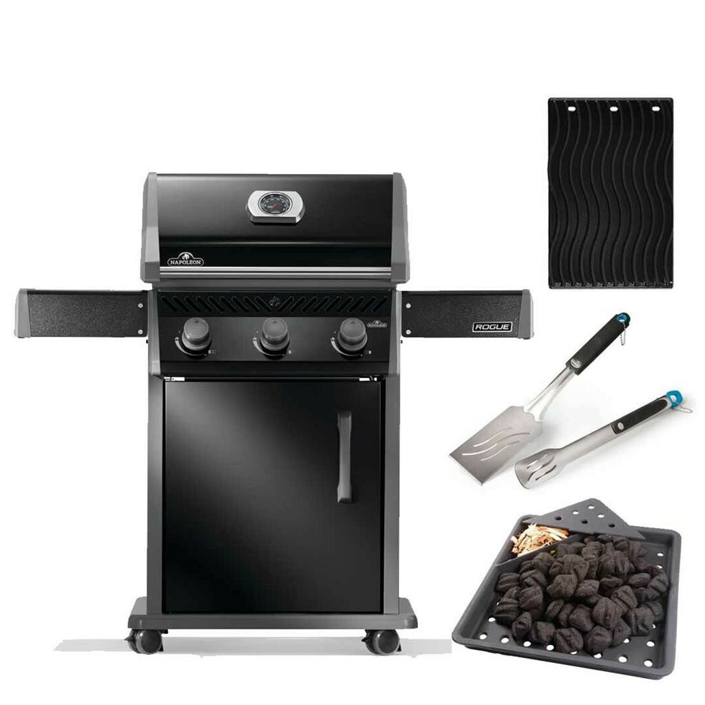 Napoleon Gasbarbecue Rogue 425 PK Zwart Met Accessoirepakket