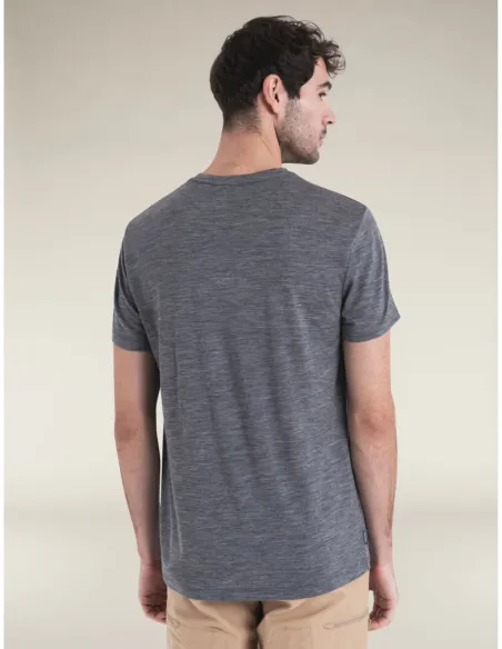 Icebreaker 150 Tech Lite Iii SS Tee Heren - Gritstone Hthr