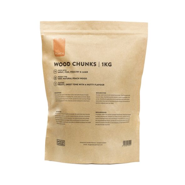 Smokin' Flavours Rookchunks 1 Kg Perzik