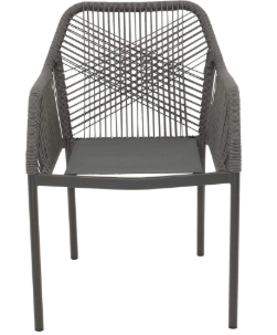 Leslie Living Stapelstoel Akita Grijs