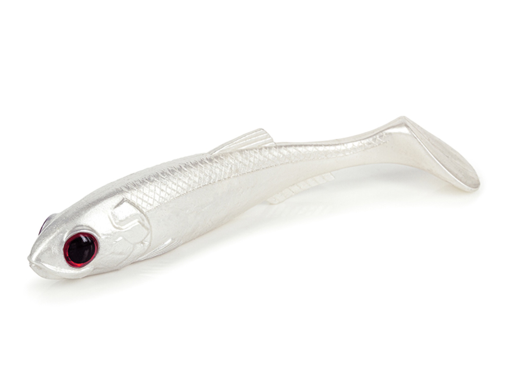 Molix Rt Shad 9" Bulk #92 UV Pearl White