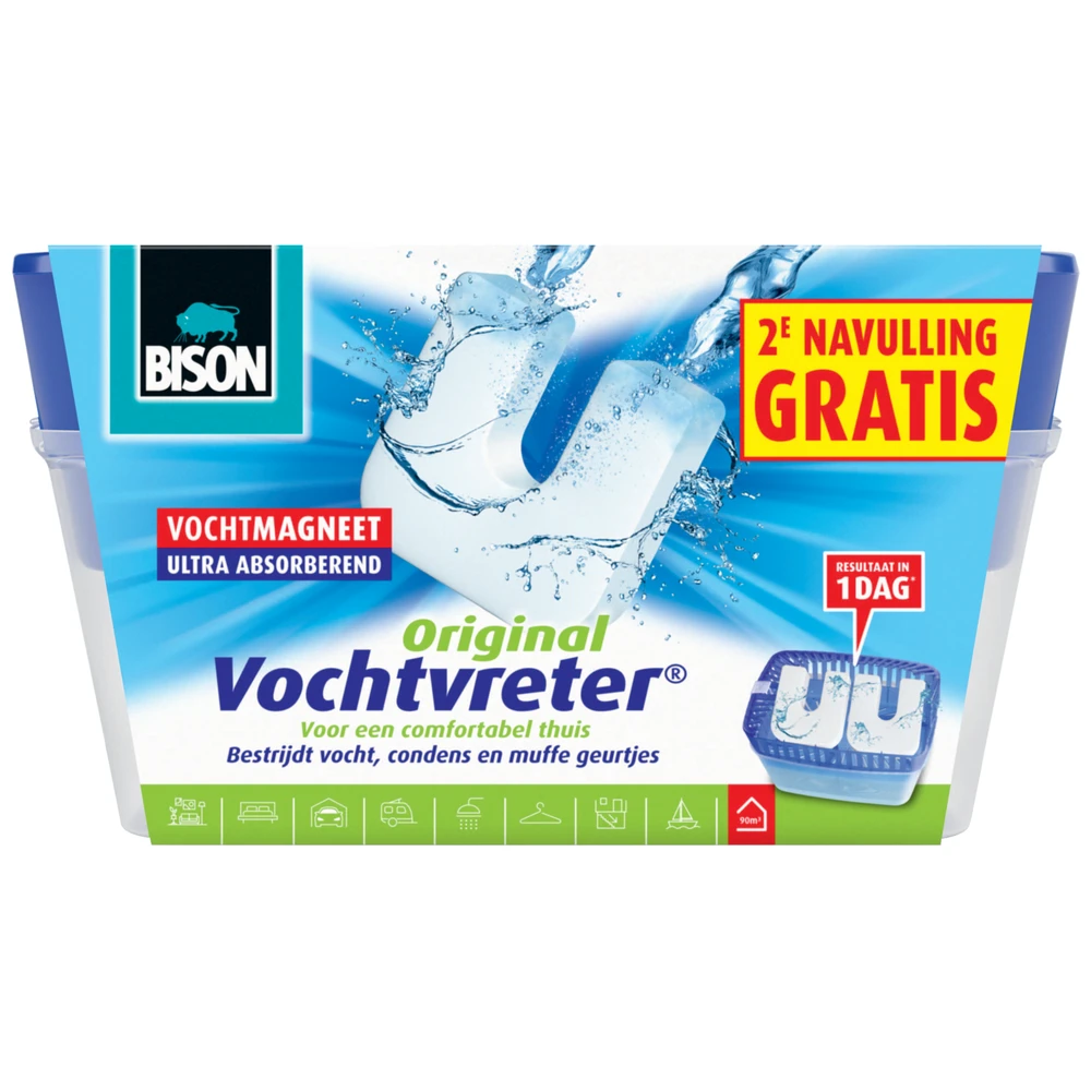 Bison Vochtvreter Incl Vulling 2X900G