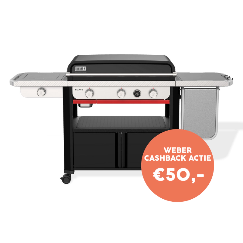 Weber Slate GPSB 76 Cm Premium Plancha Black