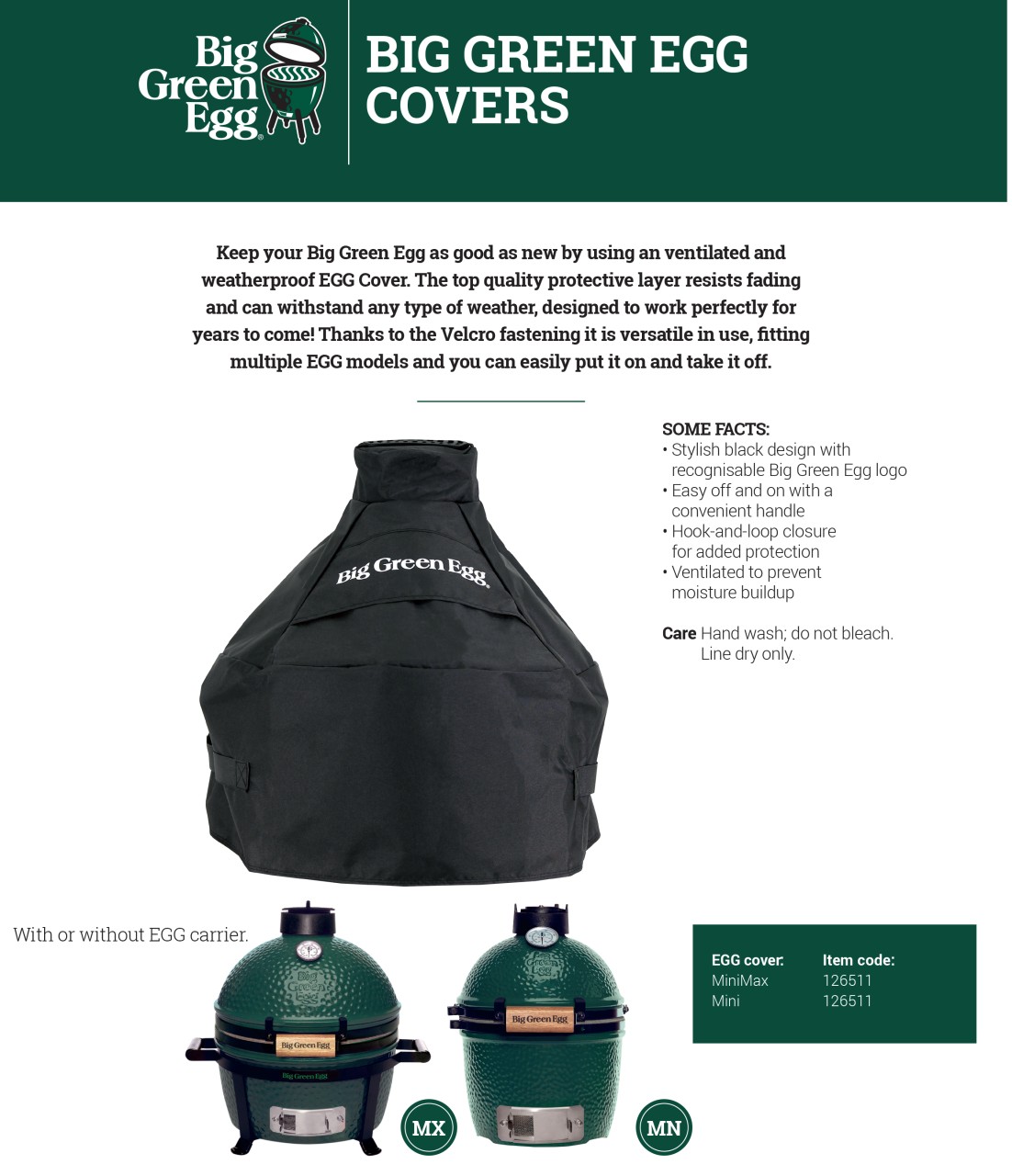 Big Green Egg Cover Minimax