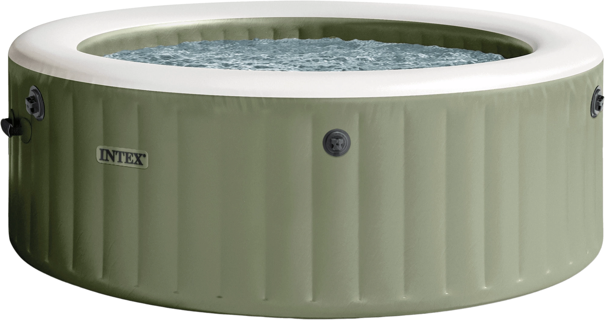 Intex 6-persoons Round Bubble Spa Set Olive Green