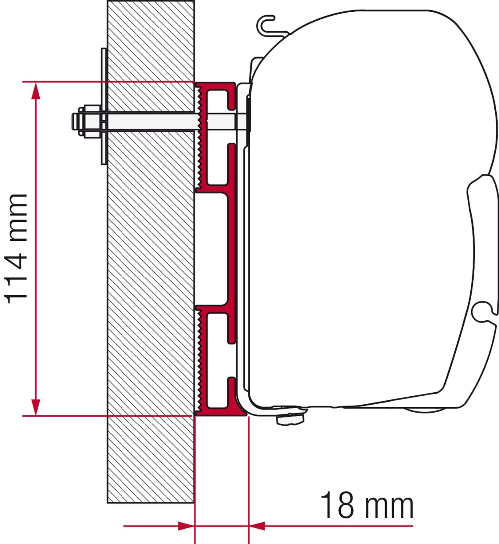 Fiamma Adapter D Per Stuk Opvulstuk