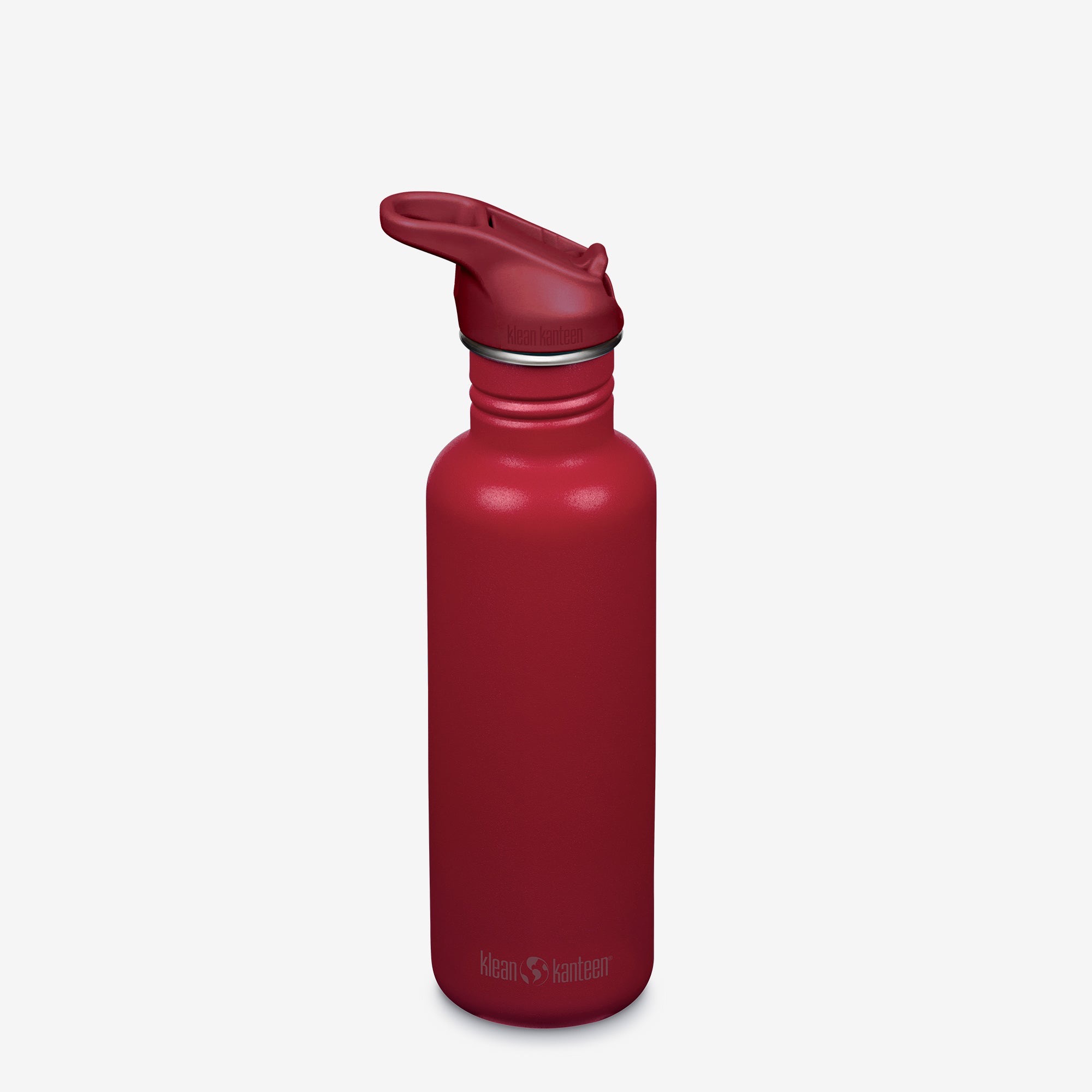 Klean Kanteen Drinkfles Classic Met Flipsportdop, 800ml - Garnet