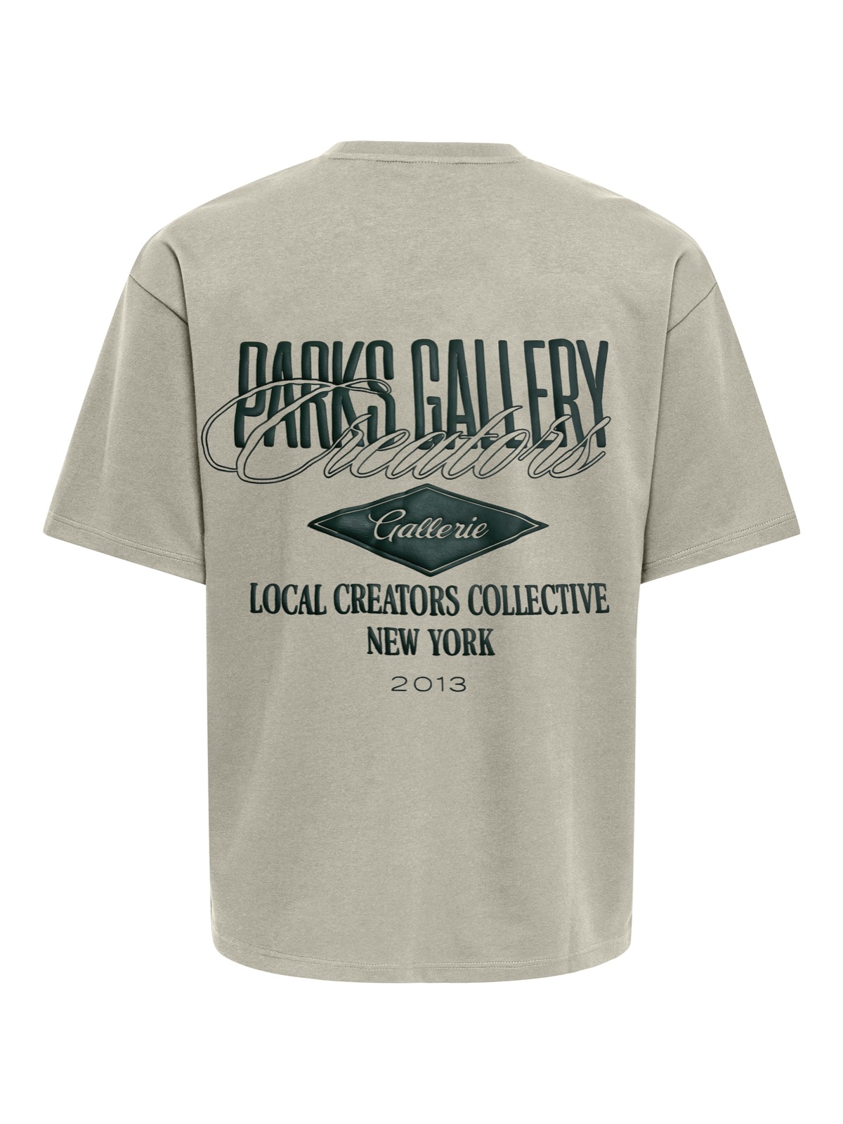 Only & Sons Parks Gallery Air Boxy Ss Tee Heren