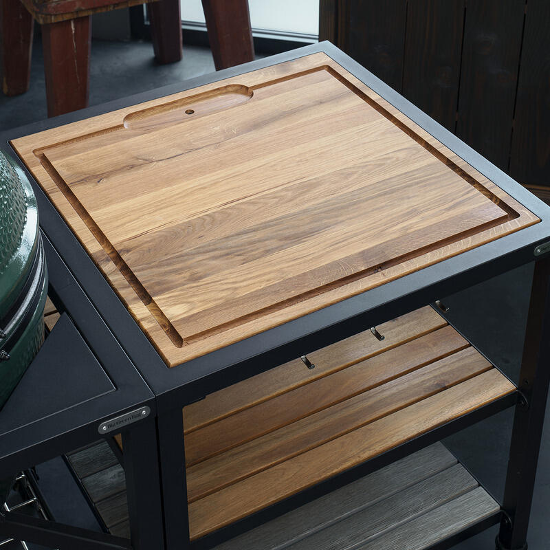 Big Green Egg Letzq Snijplank Modular Systeem Met Rvs Lekbak