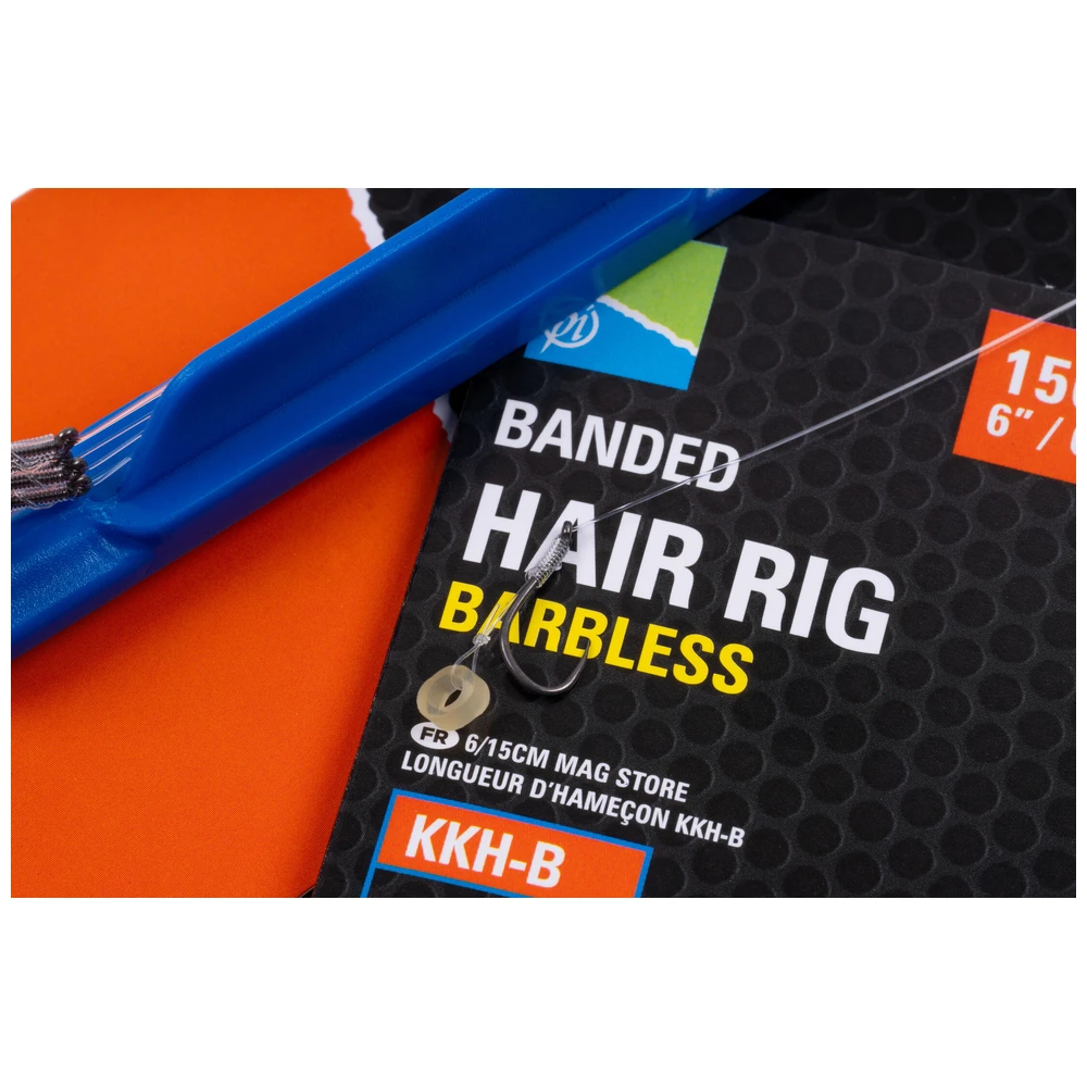 Preston Banded Hair Rig 6" 18 Kkh-B