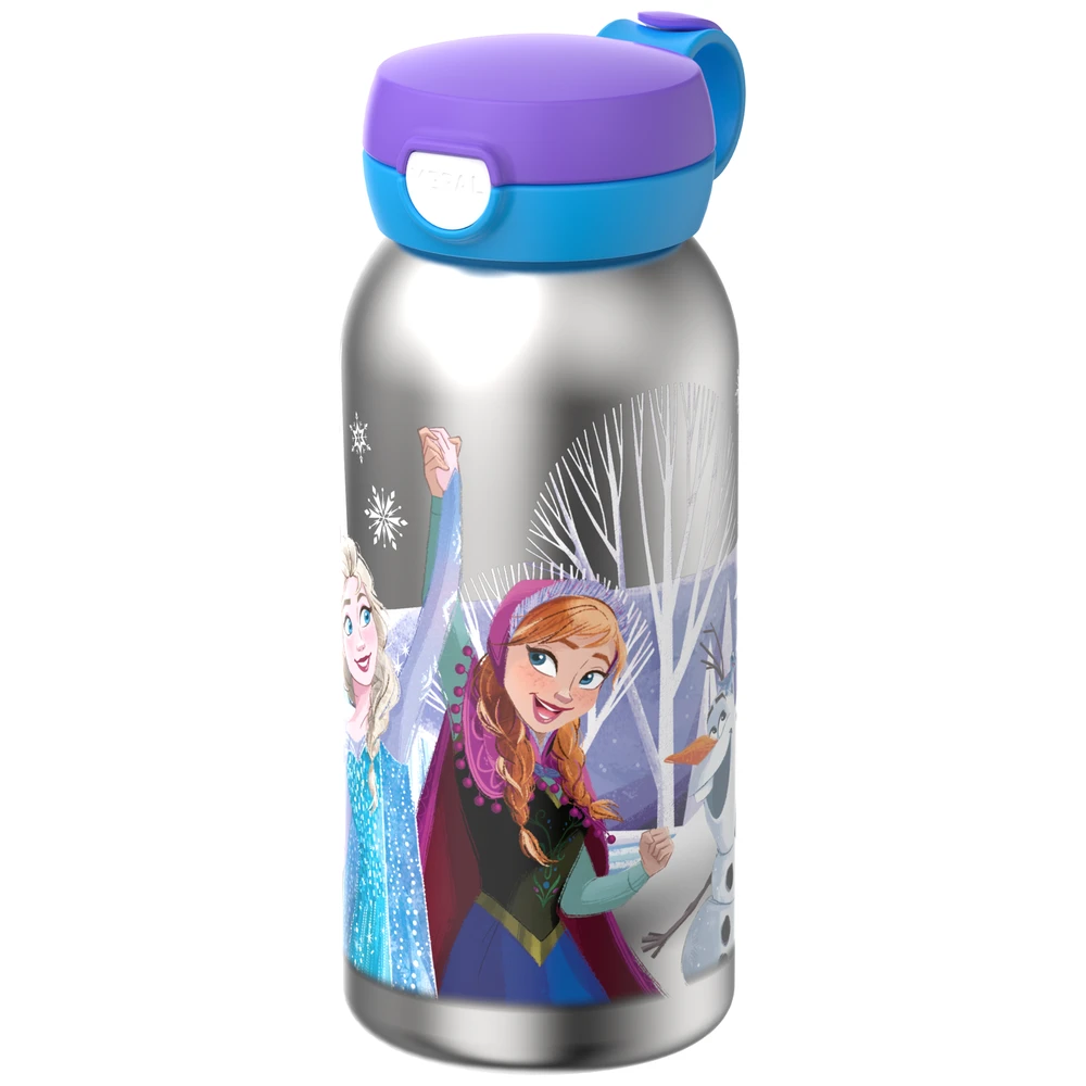 Mepal Rvs Drinkfles Met Flipdop Campus 600 Ml - Frozen Friends